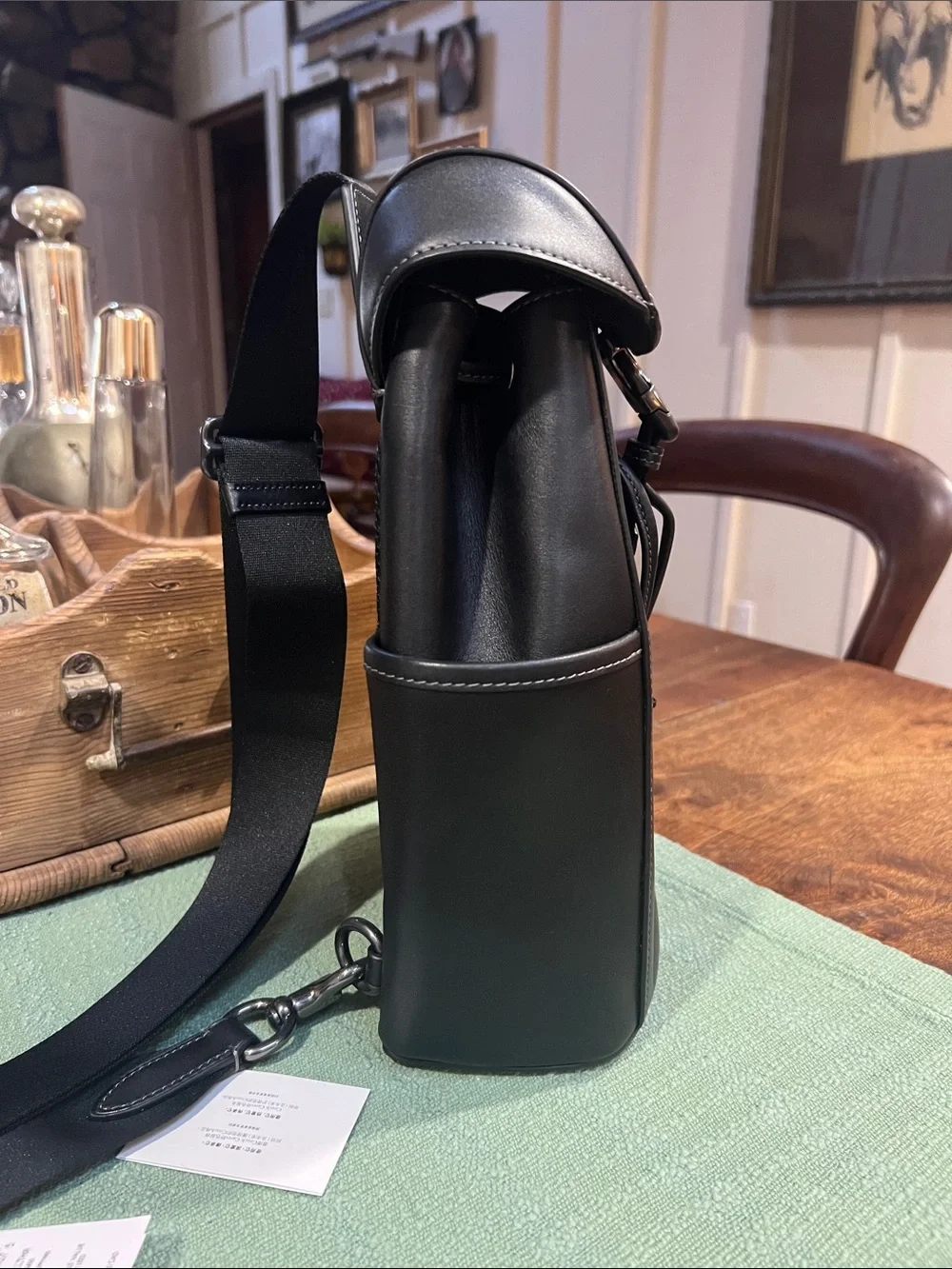 NWT Coach CU111 Racer Pack in Black Leather